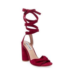 GUC STEVE MADDEN RED CLARY HEEL